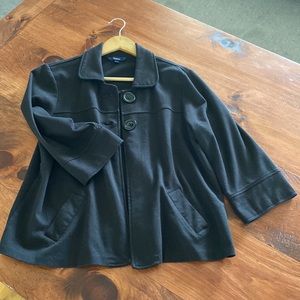 Reitmans Black Peacoat, size 11